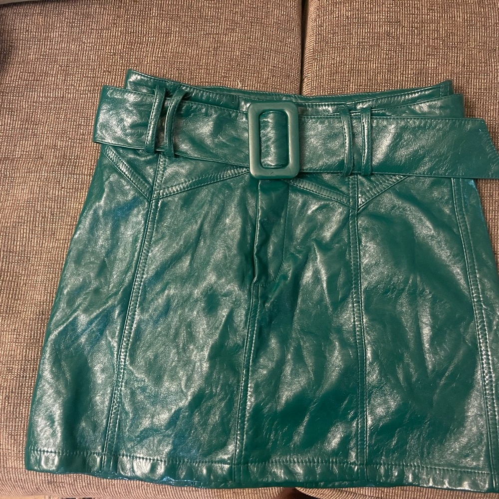 Forever 21. pleather mini skirt